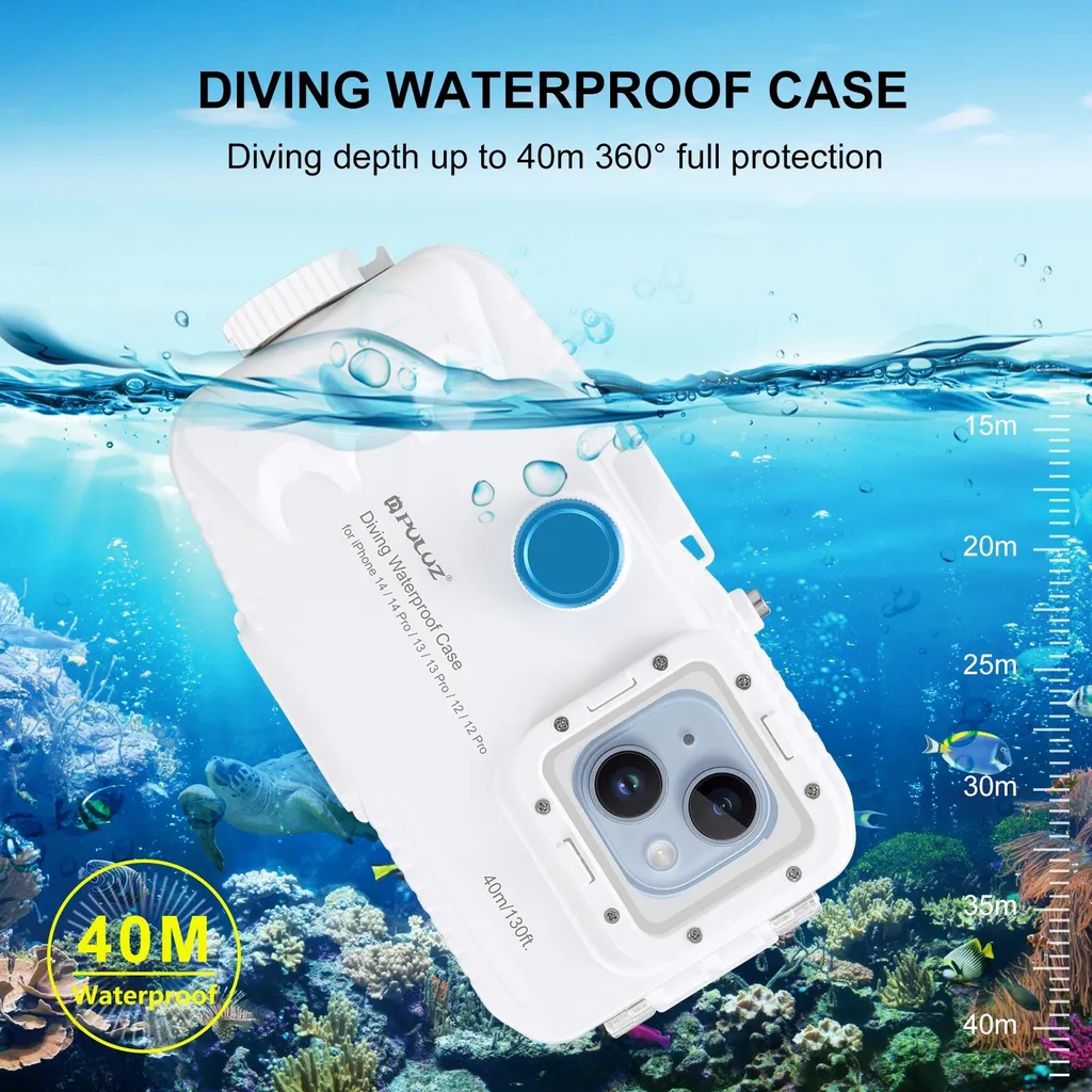 Protégez votre iPhone sous l'eau : Coque Étanche 40m Anti-Pression
