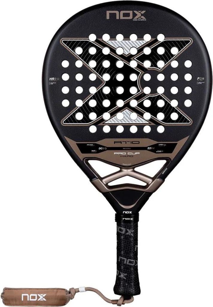 Nox AT10 Pro Cup Hard padelracket, ontwikkeld door Agustín Productafbeelding 