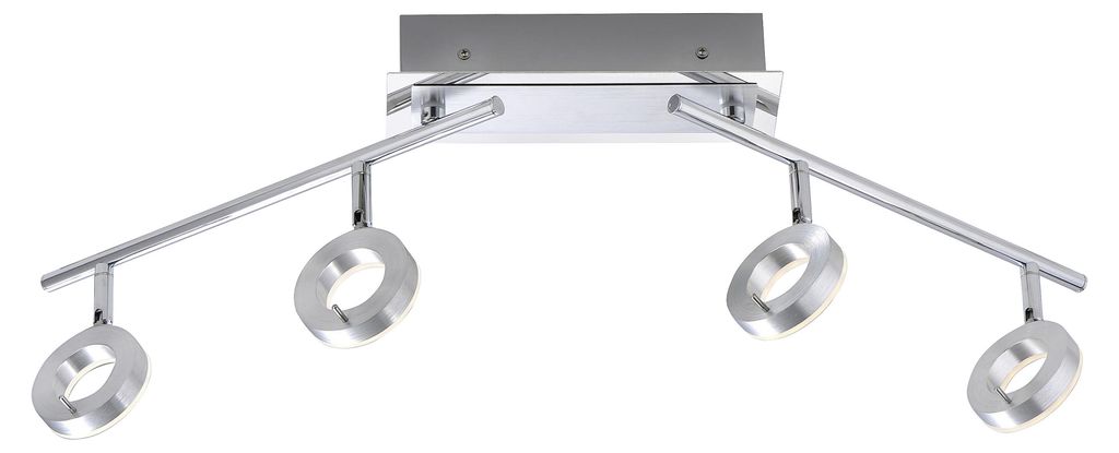 LED reflektor - bílý - akryl - hliník - 4 světla - š 94 cm Obrázek produktu 