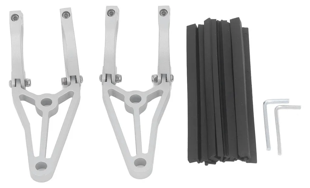 Paire de pattes de fixation pour phare moto, collier de fourche 33 à 41 mm