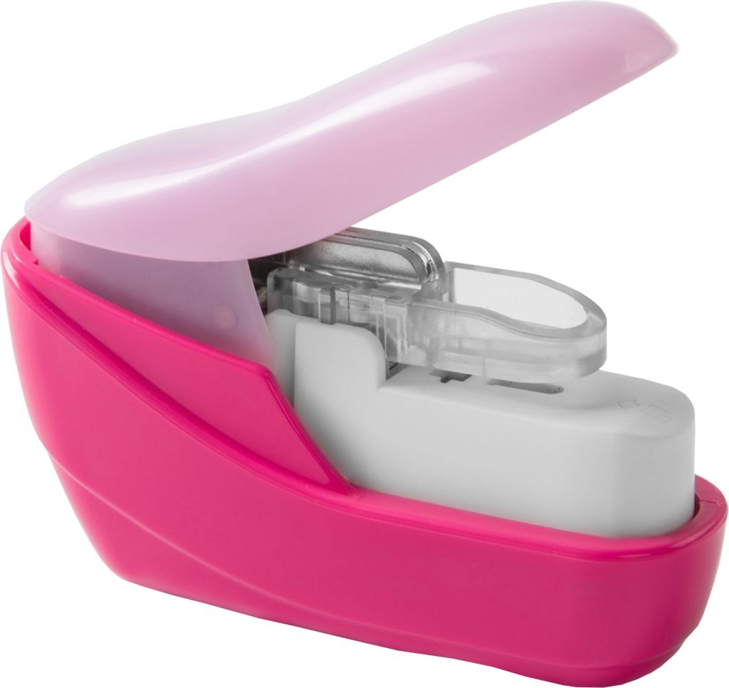 KW-triO Handgehaltener Mini-Hefter ohne Heftklammern, klammerlos, 4 Blatt Kapazitaet fuer Papierbindung, Geschaeft, Schule, Buero, Zuhause