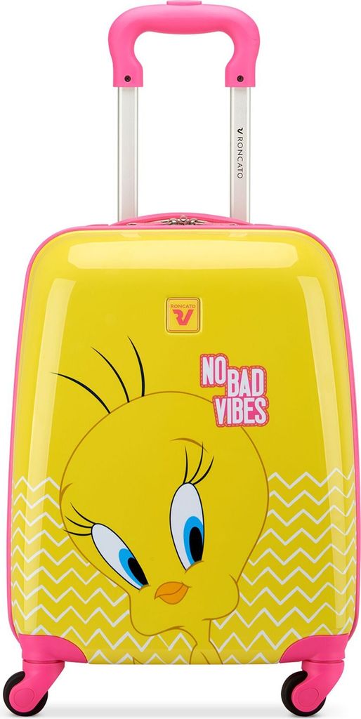 Looney Tunes Kids - 4-Rollen-Kindertrolley 44 cm (Tweety Giallo)