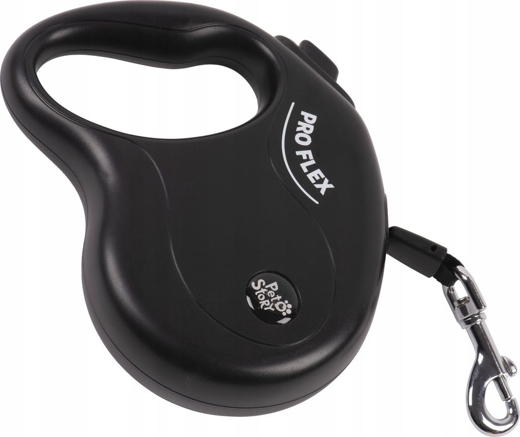 PRO FLEX Automatické vodítko pre psov 5 m do 50 kg čierne Obrázok produktu 