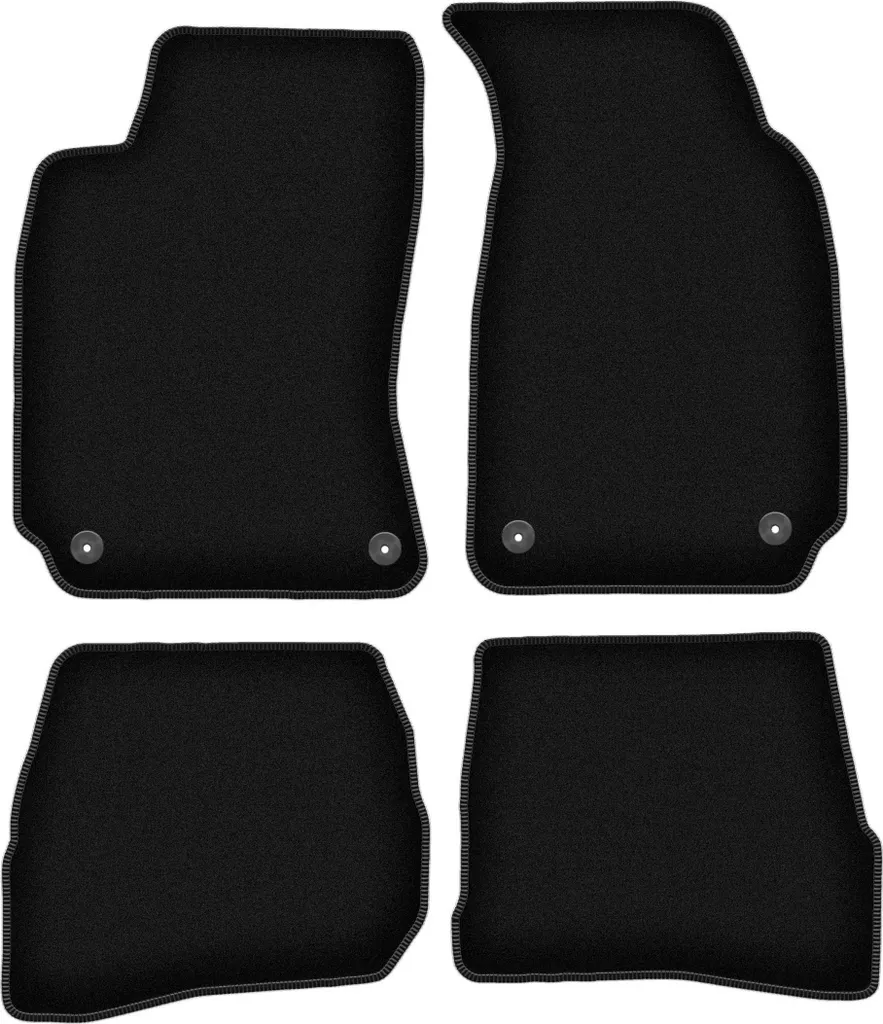 Tappetini Velluto Volkswagen Passat B5 FL 2000-2005 - Set 4 Pezzi Nero