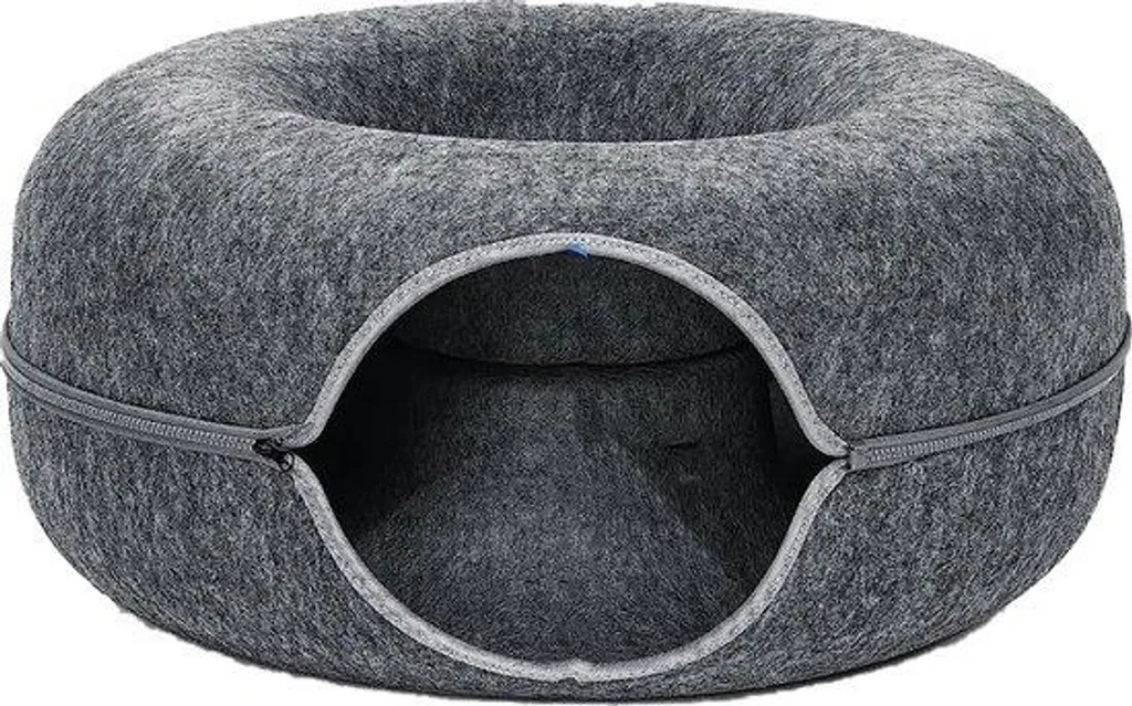 Refuge confortable pour animaux domestiques - Lit rond 61 cm design