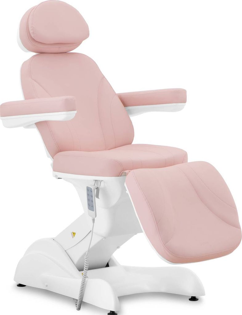 Expondo physa Elektrische Kosmetikliege - 4 Motoren - 350 W - 187 x 57 x 65 - 91 cm - 150 kg - rosa / weiß
