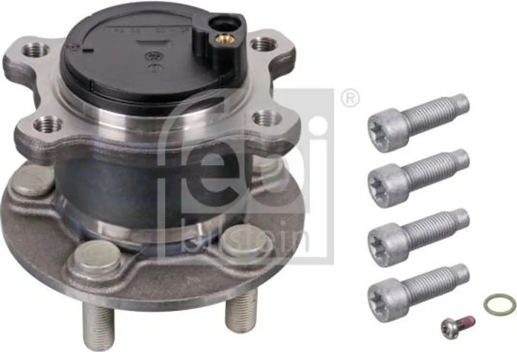 Roulement de roue avec moyeu intégré FEBI 102266 pour Ford S-Max OE