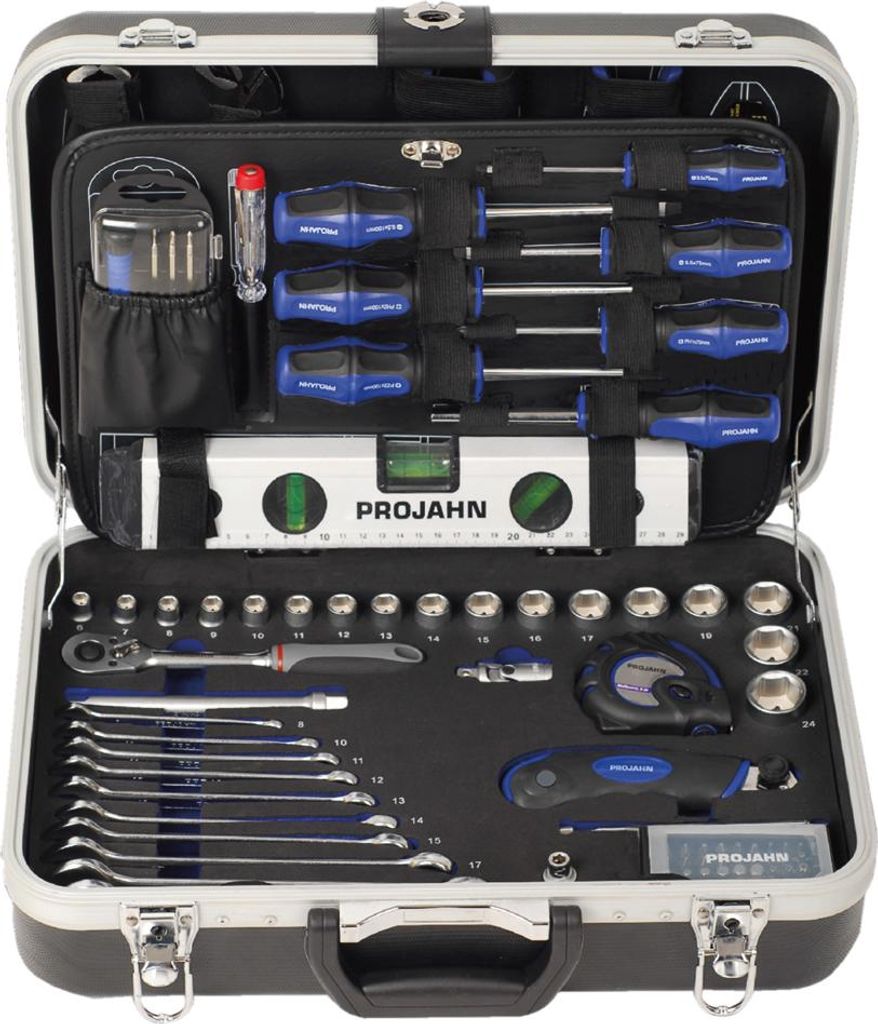 Projahn Werkzeugkoffer Set 164-tlg proficraft kompakt metrisch 6-kant ABS-Koffer