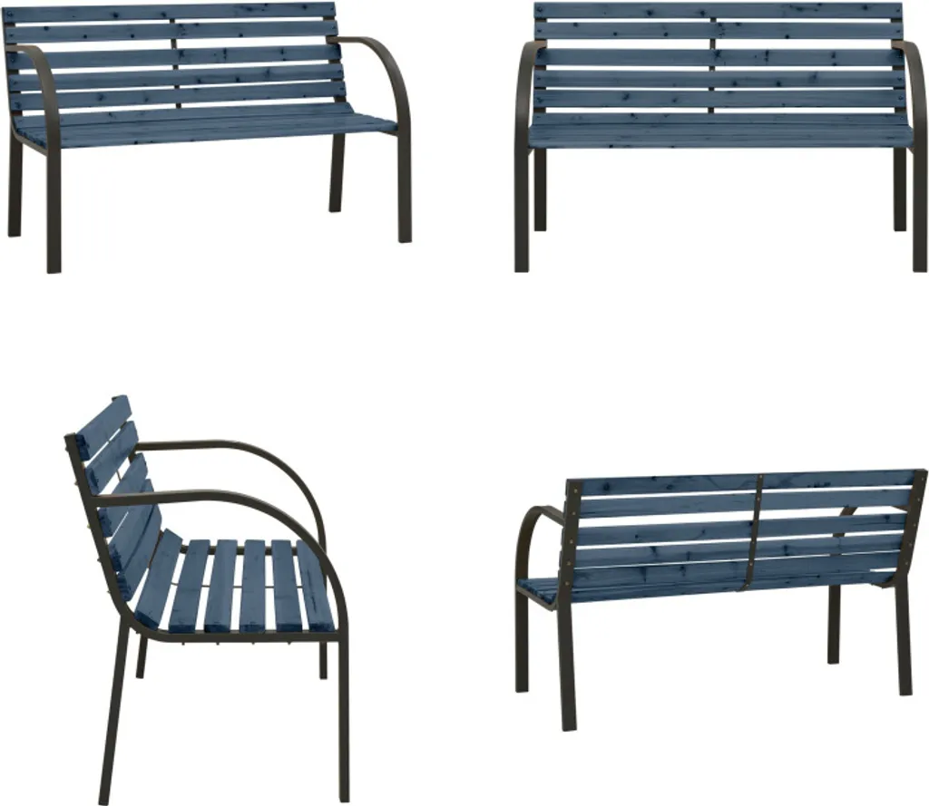 vidaXL Panca da giardino per bambini 81 cm in abete cinese grigio - Panca da giardino - Panche da giardino - Panca di legno - Panche di legno