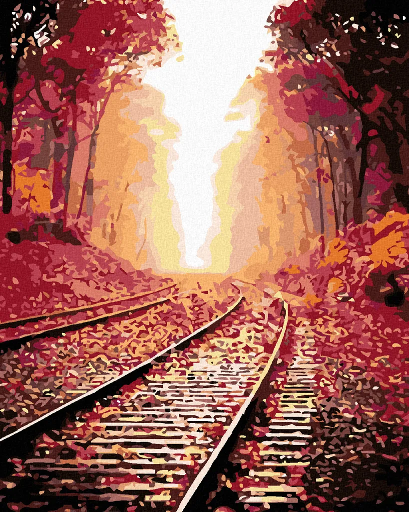 Regalo Originale Zuty Diamond Painting Treno 40x50 | Kit Completo