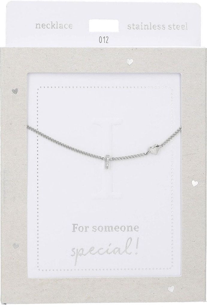 Depesche Kette Heart of Gold silberfarben mit Buchstabe I Damen