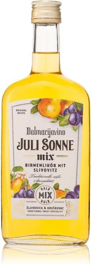 Dalmacijavino Juli Sonne Birnenlikör mit Slivovitz 25% vol. Produktbild 