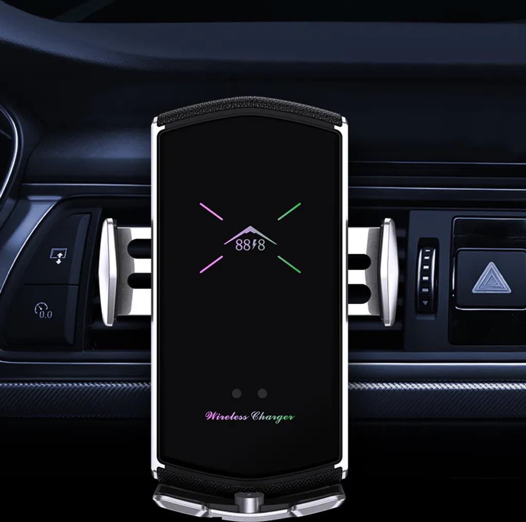 Caricabatterie Auto E6 Magnetico Argento: Viaggi Senza Cavi e Stress