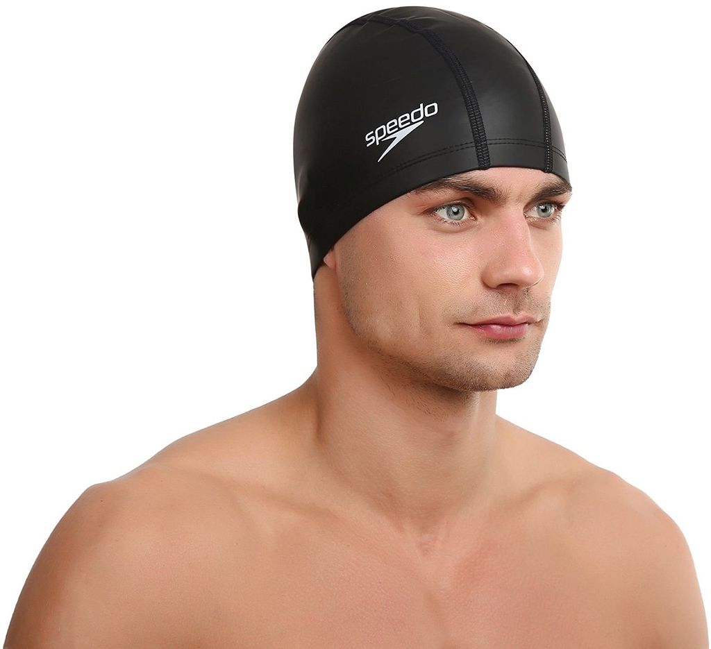 Bademütze Speedo  PACE CAP 8-720640001 Schwarz Silikon Produktbild 