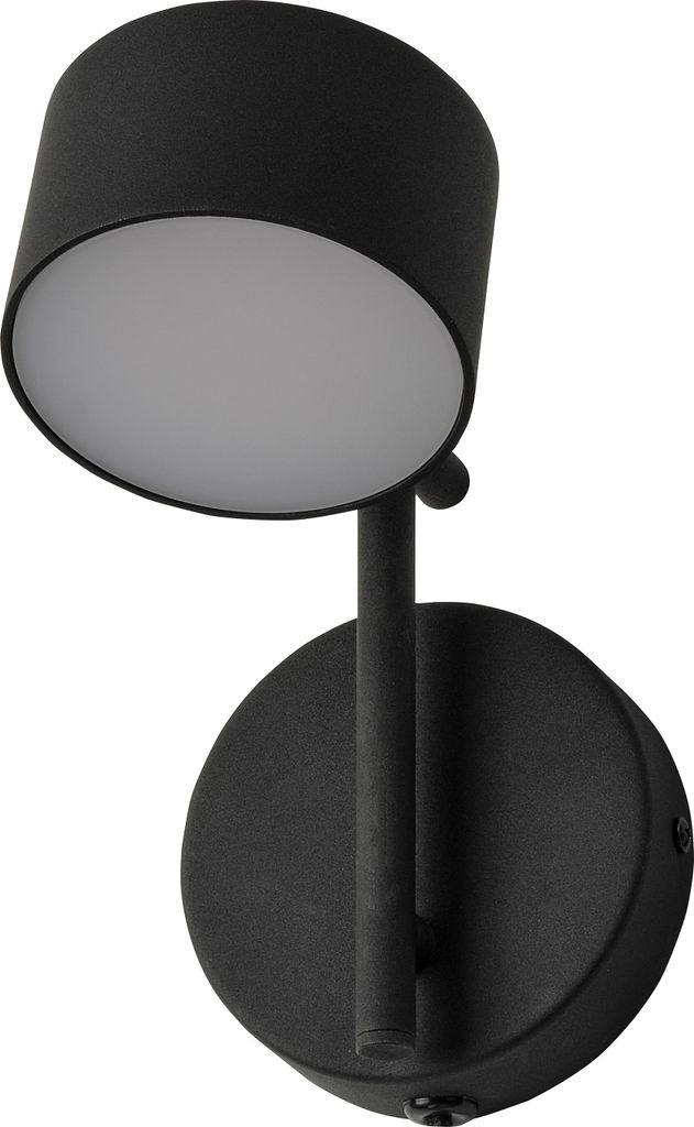 OSRAM Decor Kyoto LED Wandleuchte 12W 3000K 350lm Schwarz, Aluminium, Touch-Dim, für Schlafzimmer, CRI90, IP20