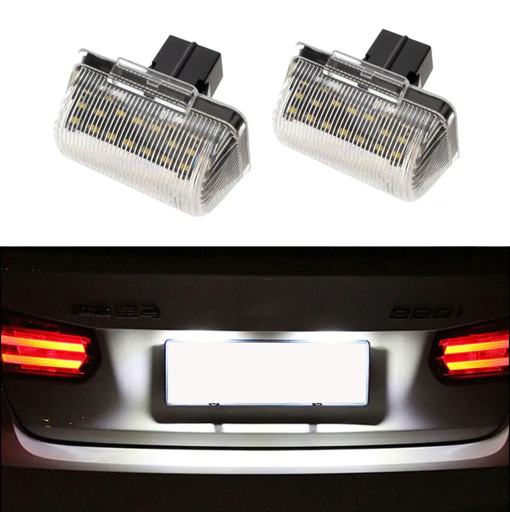 2 Pz Luci Targa LED per Ford Transit Courier/Tourneo - No Errore Canbus