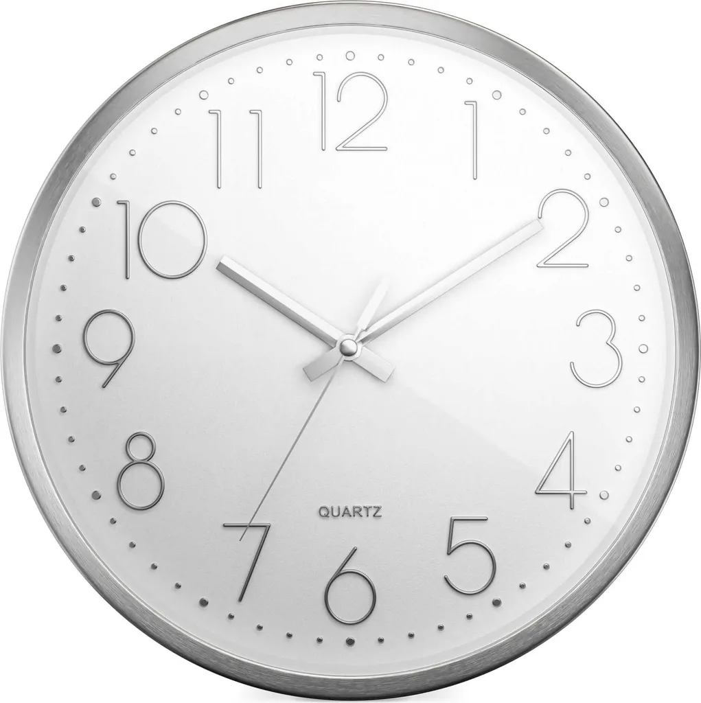 Mebus 19627 Horloge murale quartz pour ne plus jamais arriver en retard