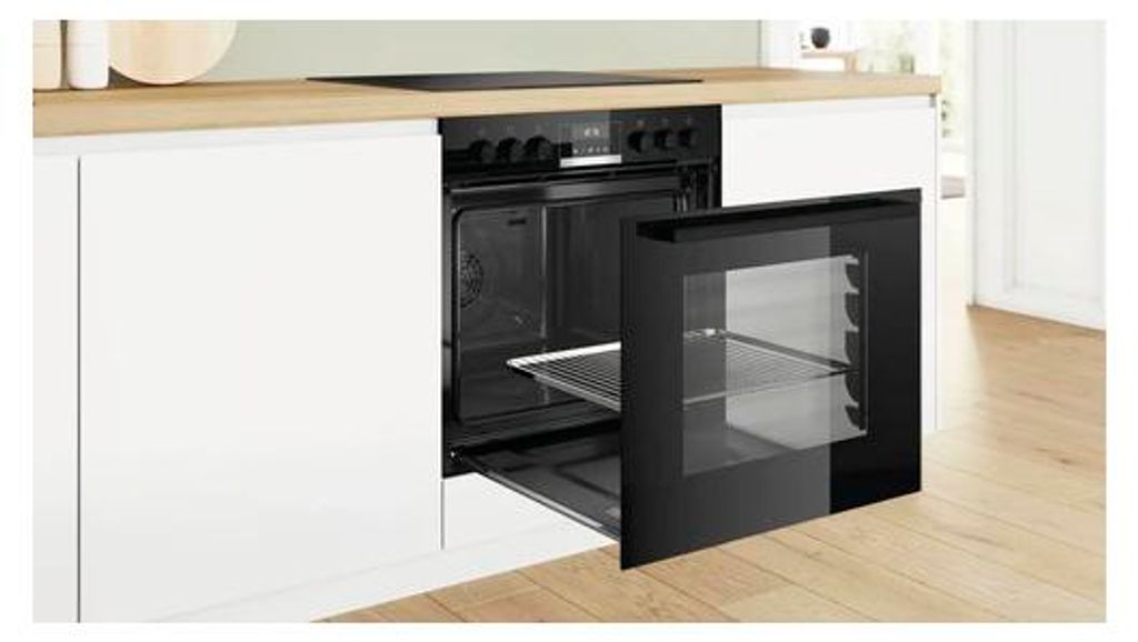 Bosch HEB517BB3 + NKN645GA2E, Keramik, 4 Zone(n), Glaskeramik, Schwarz, Berührung, 58,3 cm