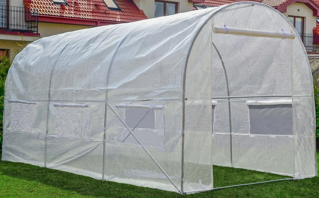 Serra da Giardino Premium 4,5x2m Bianca: Eleganza e Funzionalità - 2