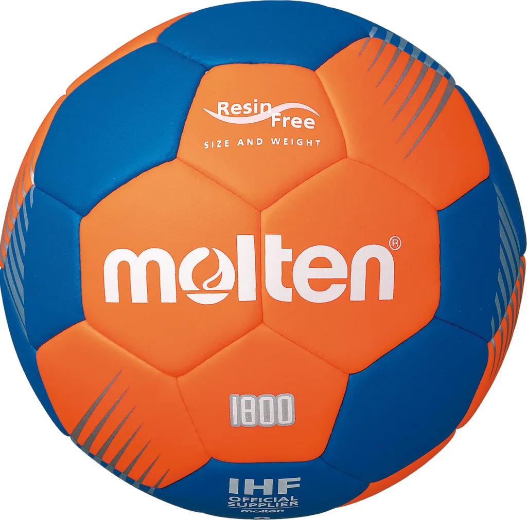 Ballon de Hand Molten Taille 0 pour Jeunes Joueurs Orange et Bleu