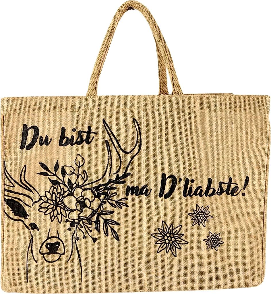 Domelo Einkaufskorb, Jute Tasche, Shopper Korbtasche, vegan Shopping Bag, Einkaufstasche, Nachhaltige Handtasche