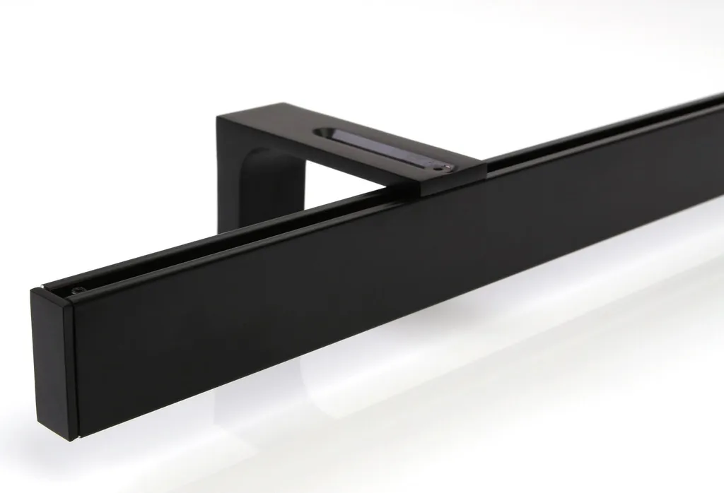 Binario Tende Alluminio Nero Loft 340cm Parete - Best Seller