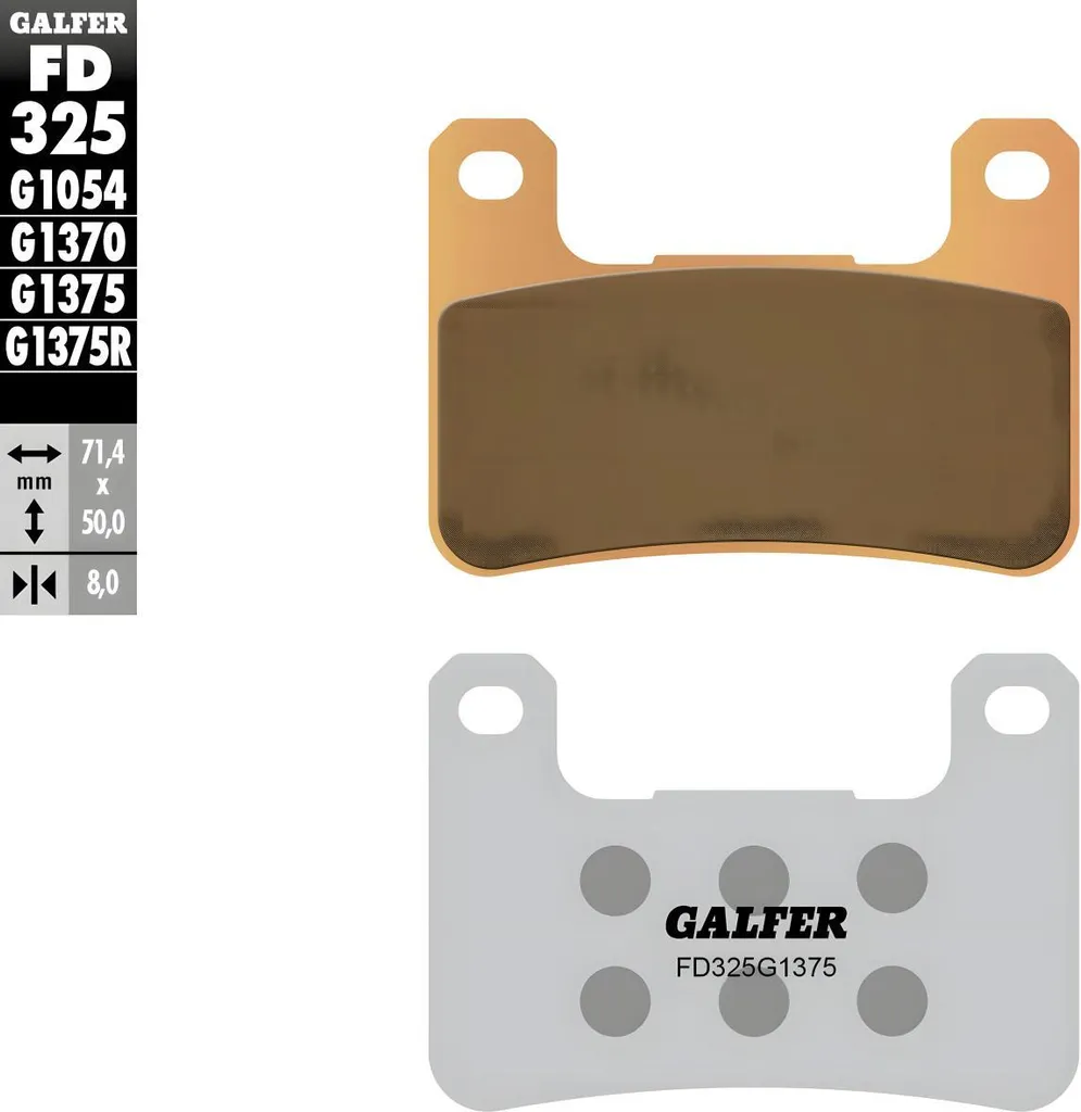 Plaquettes de Frein Sport pour Kawasaki Z SX et Suzuki GSX-R 1978-2025