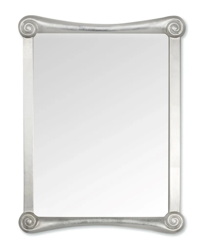 Miroir de salle de bain classique en argent 35 x 45 cm - Miroir décoratif