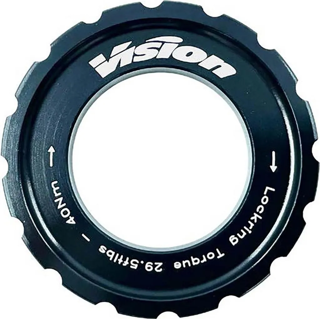 Ecrou de serrage Centerlock Vision PRA 15-20mm noir pour moyeu de vélo