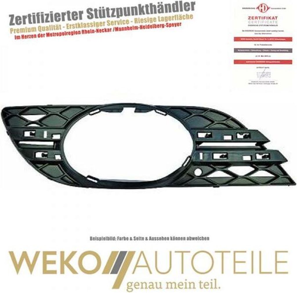 Lüftungsgitter Stoßstange rechts DIEDERICHS 1615146 für MERCEDES-BENZ