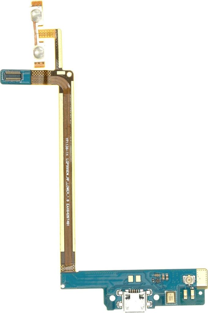 Ladebuchse für LG Optimus Speed (P990) microUSB Flexkabel Mikrofon, Laut-leistetasten Ladeanschluss Lade Eingang