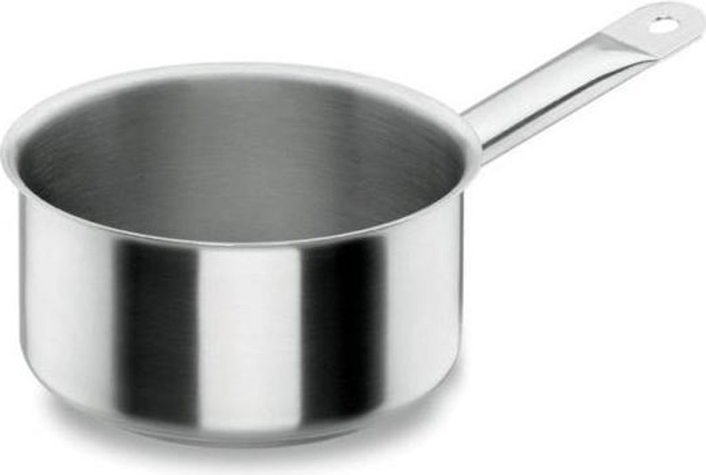 Lacor Chef Klassik-Edelstahl Kochtopf, Ø 18 cm, Induktionsgeeignet, 2,2 L Fassungsvermögen