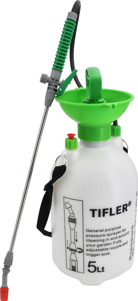 Tifler Drucksprüher 5 Liter mit Überdruckventil