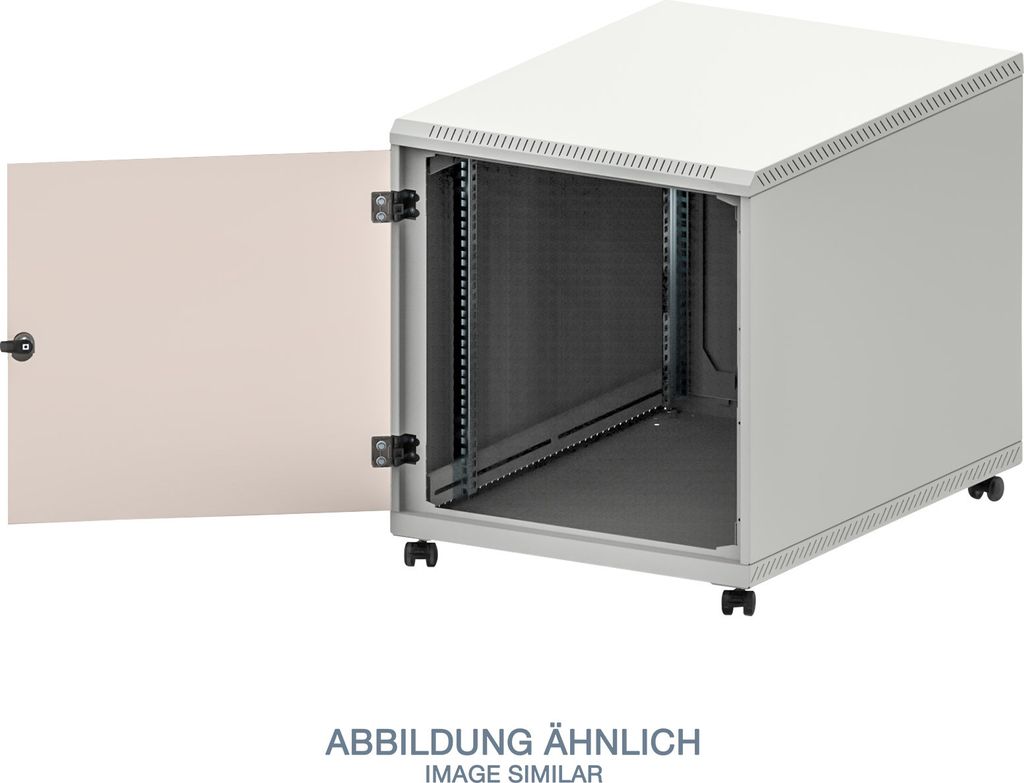 Triton RCA-12-A68-CAX-A1 19" Standschrank 12HE mit Rollen, 600x800mm, grau
