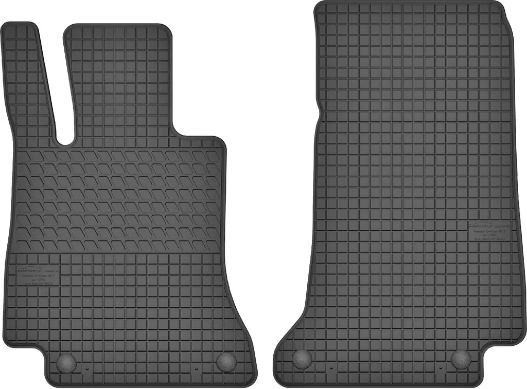 Accessori Mercedes Classe E W213: Tappetini Anteriori in Gomma Premium