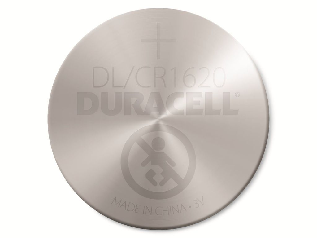 Duracell Batterie Knopfzelle CR1620 3.0V Lithium        Produktbild 6