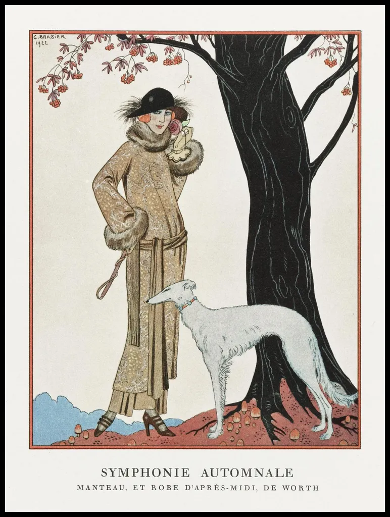 Affiche 75 x 100 cm Autumn Symphony par Barbier Vintage pour Salon Chic