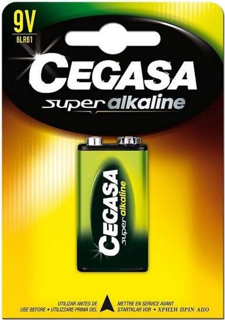 Cegasa Batterie super alc. 6lr61. blister 1