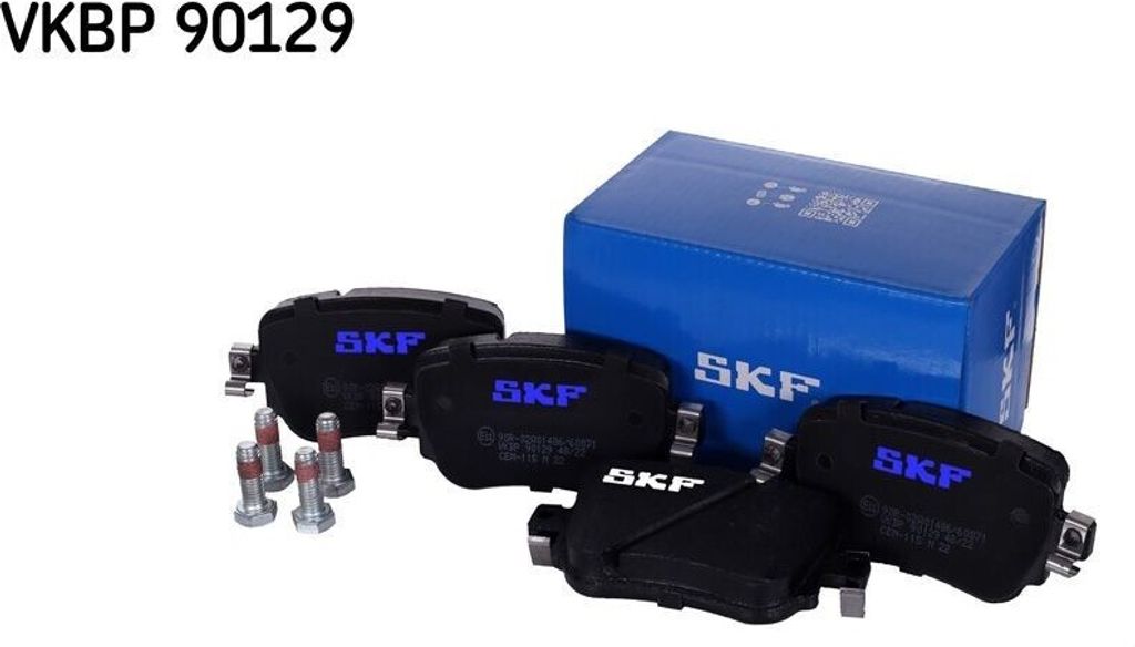 SKF Bremsbeläge Satz Hinten Bremsklötze für VW SHARAN (7N1, 7N2) VKBP 90129