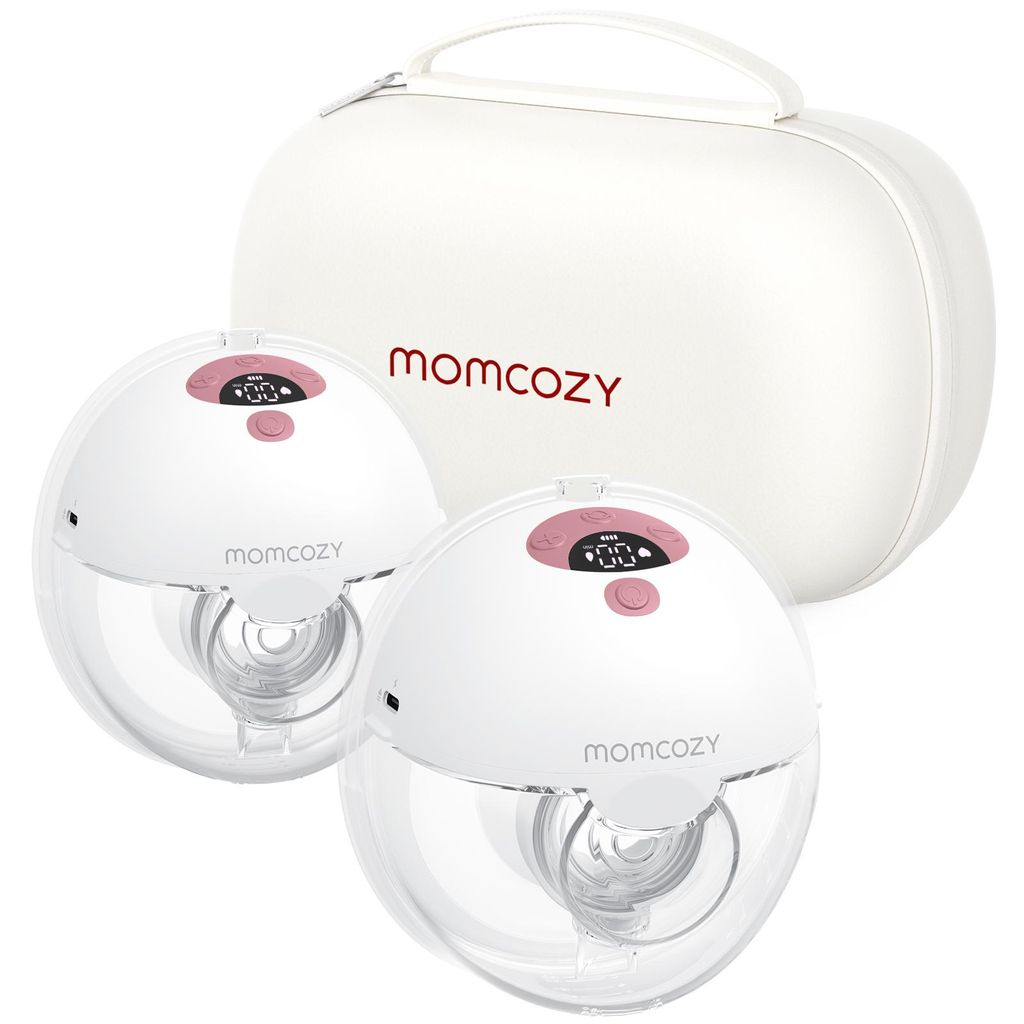 Momcozy Laktator podwójny M5 czerwony, 160 ml Zdjęcie produktu 