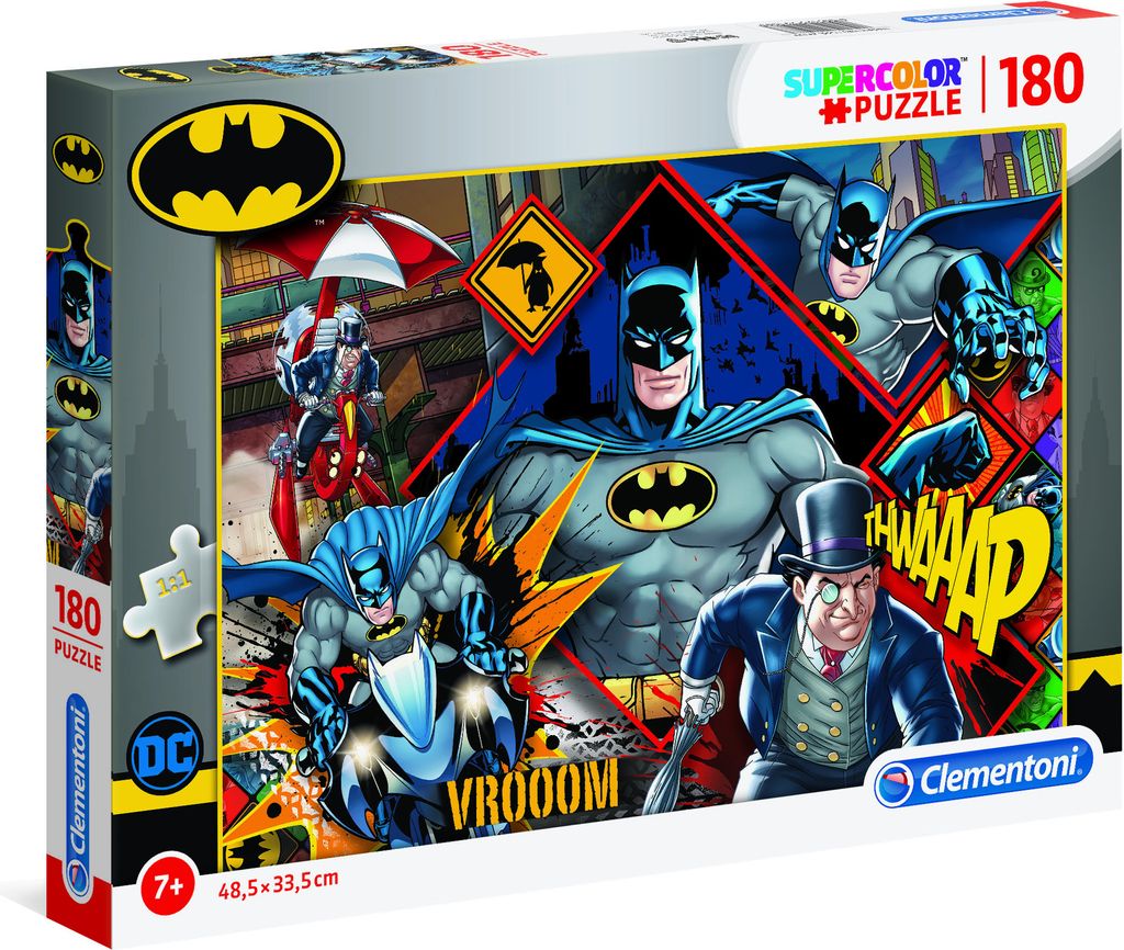 Clementoni Dc Comics Batman Puzzle 180 Stücke Mehrfarbig Kinder Mehrfarbig One Size