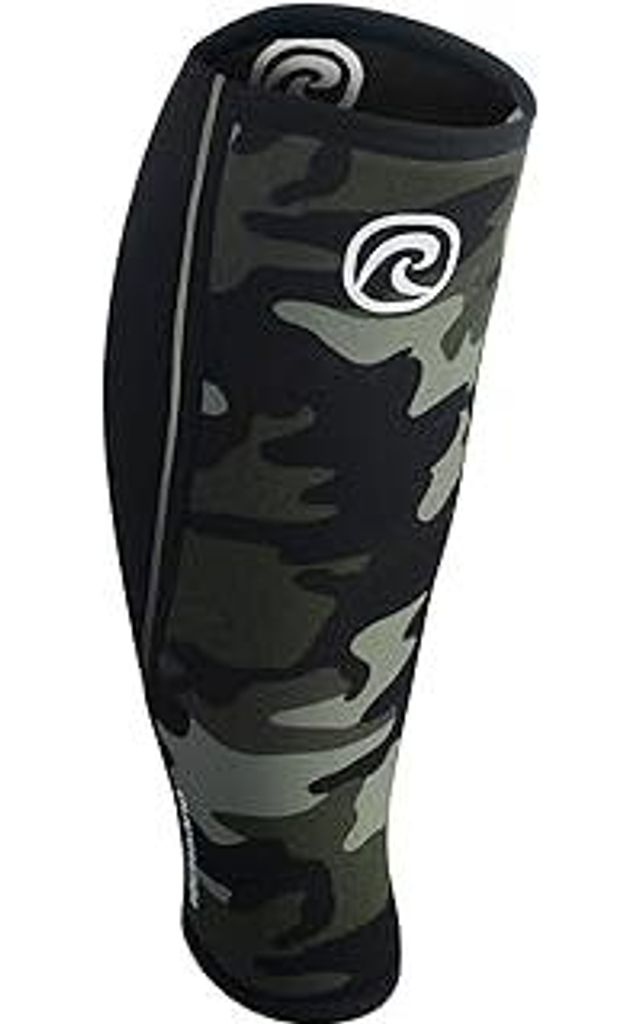 Rehband Neopren Wadenbandage 1 Stück oder 1 Paar, Kompressionsbandage für Wade und Schienbein, Schienbeinschutz für Deadlifts