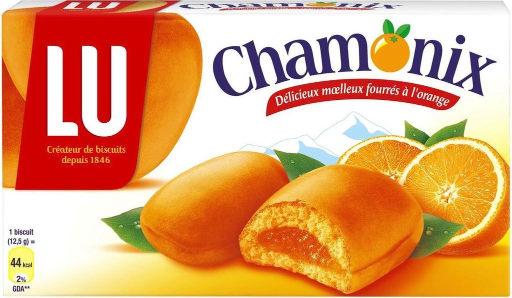 CHAMONIX  Orange Gefüllte Kekse 250 g Produktbild 