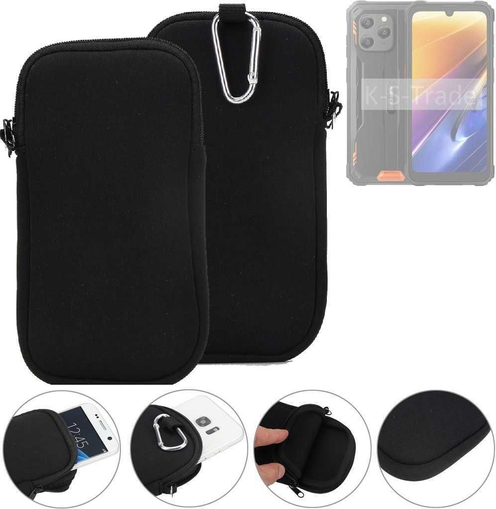 K-S-Trade Neopren-Hülle Handyhülle kompatibel mit Blackview BV5300 Plus Schutzhülle Neoprenhülle Sleeve Schutz-Hülle Gürtel Tasche Case Holster