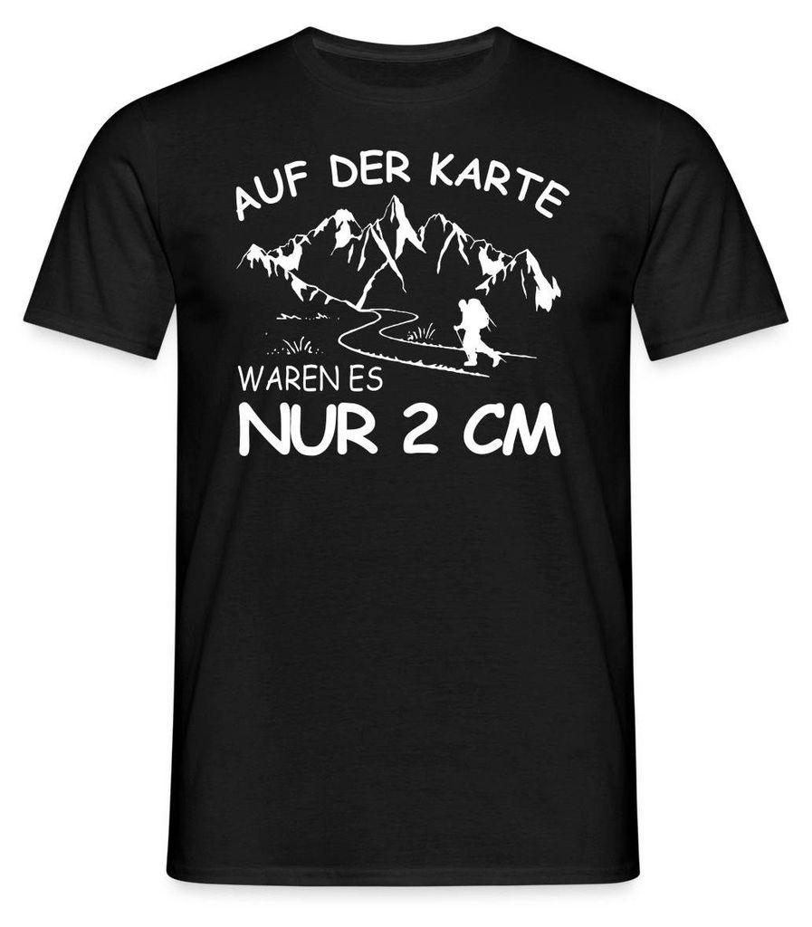 Spreadshirt Wandern Lustiger Spruch Wanderer Berge Geschenk Männer T-Shirt, 3XL, Schwarz