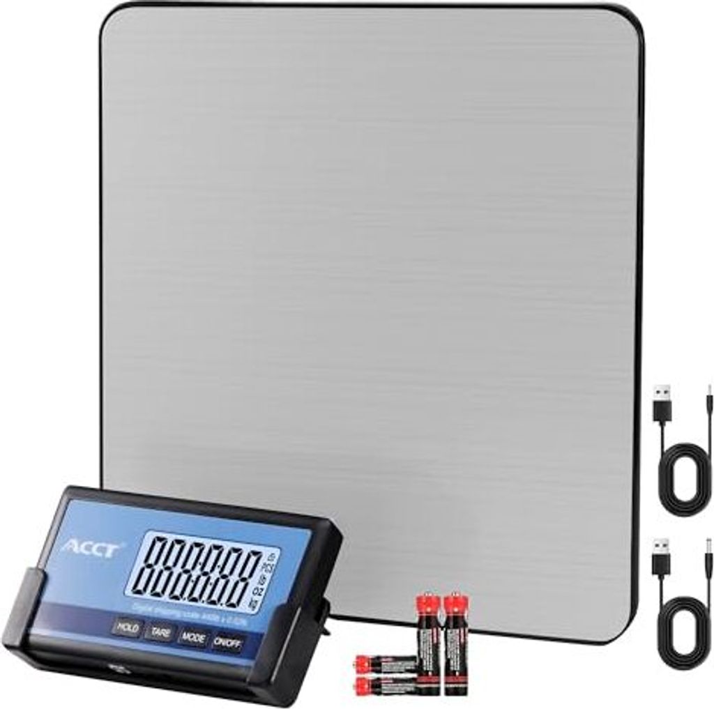 ACCT -Buchstabenskala, 440 lb/0,35 oz hochpräzisions digitales Paket -Post -LCD -LCD -Display, Hold/Tare -Funktion, Leichtgewichtsskalen