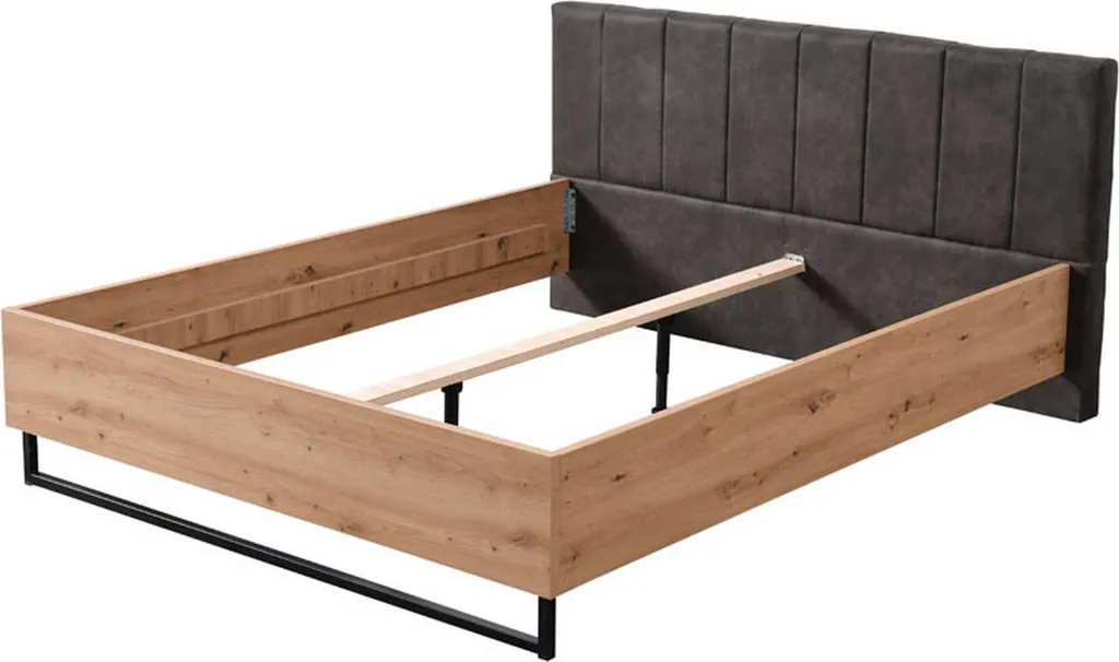 Lit double robuste contre le mal de dos avec tête rembourrée confortable
