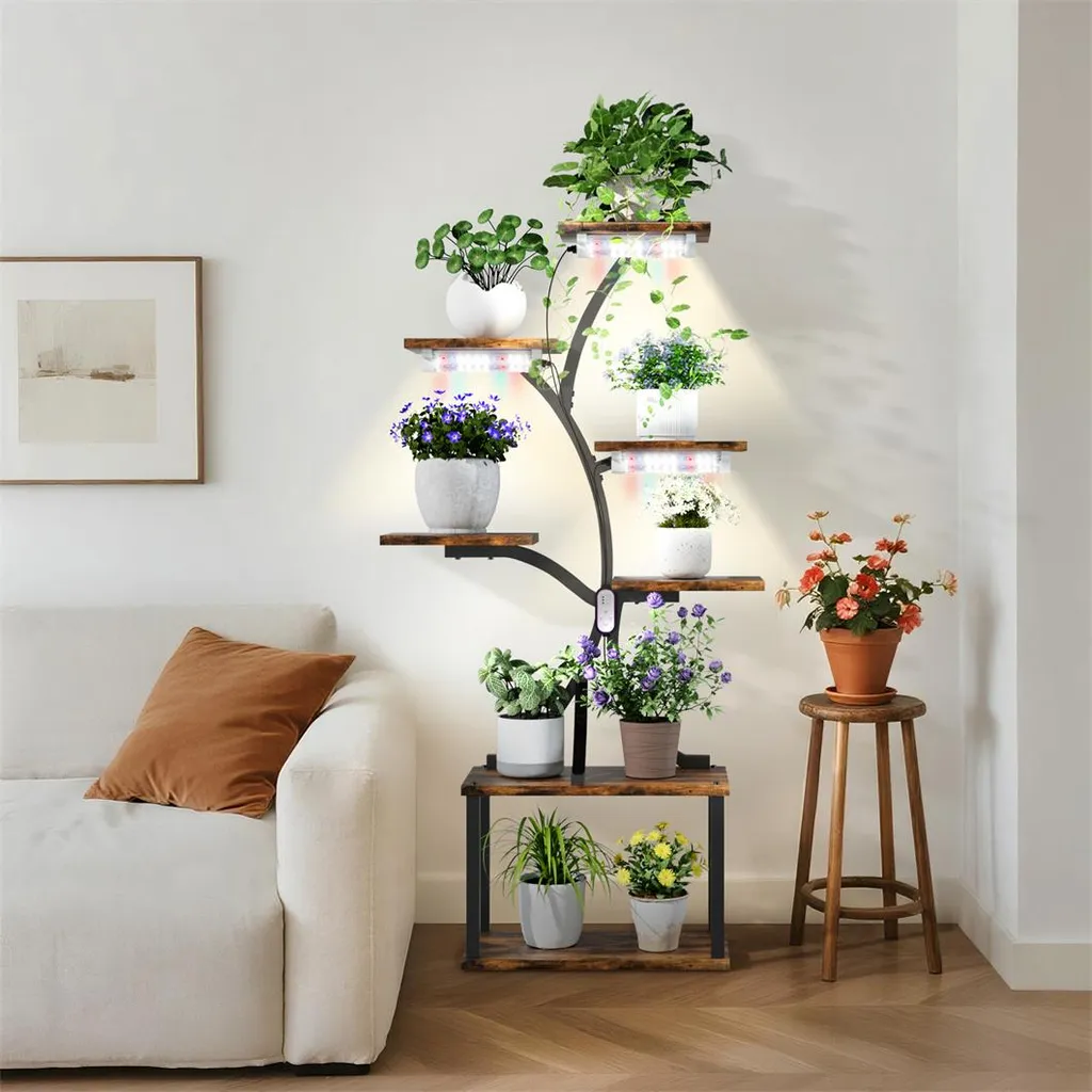 Support fleurs d'angle pour salon et balcon optimisé pour petit espace - 3