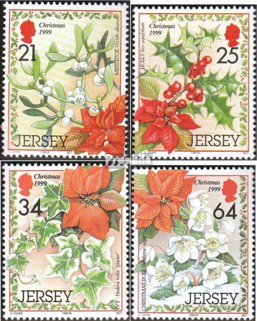 Briefmarken GB - Jersey 1999 Mi 916-919 (kompl.Ausg.) postfrisch Weihnachten