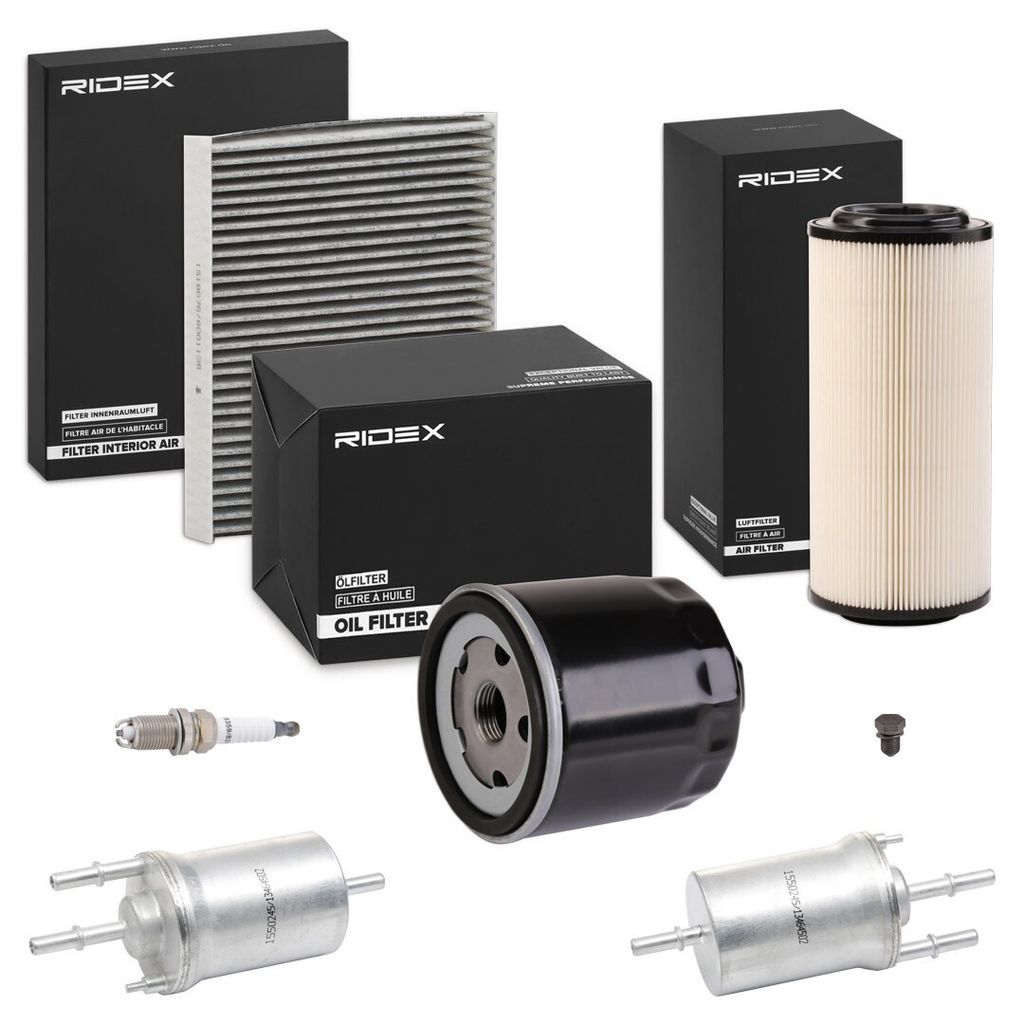 RIDEX Inspektionspaket Filterset für AUDI A2 (8Z0)